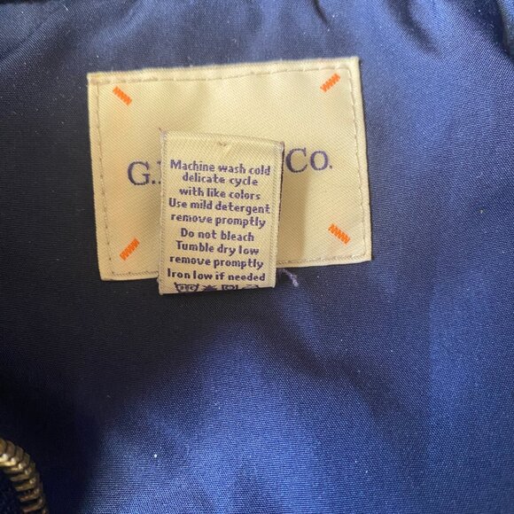 G.H.Bass & Co. dark blue women's XS collared sleeveless zip up puffer vest - Picture 10 of 10